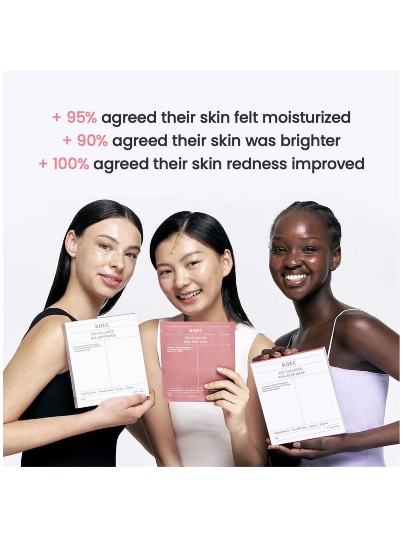 KOEC 4 Piece Collagen Penetrating Facial Mask Set