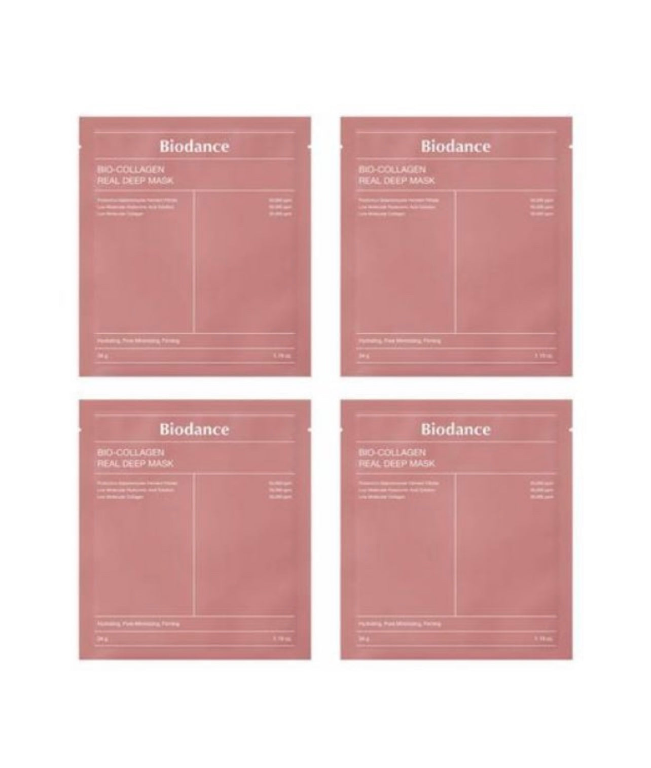 Biodance Bio-Collagen Real Deep Mask Sheet 34g - 4 Pack