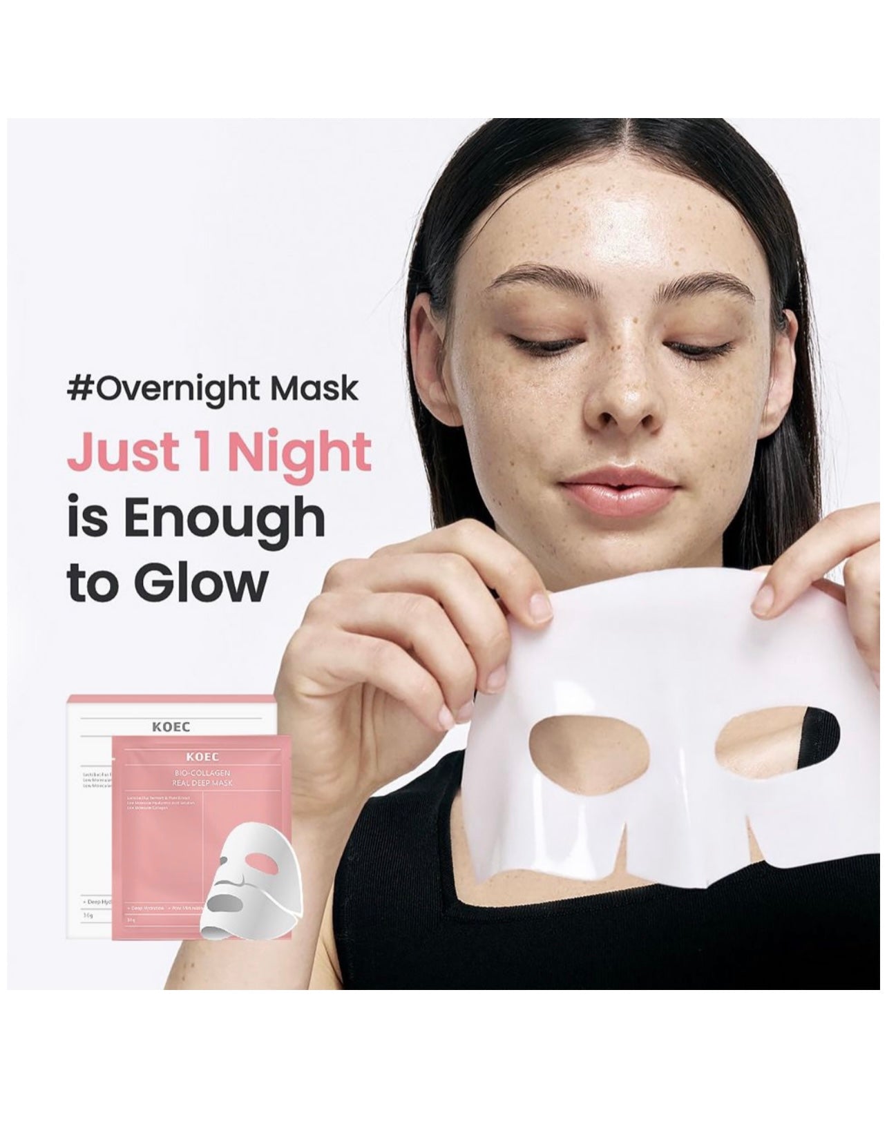 KOEC 4 Piece Collagen Penetrating Facial Mask Set