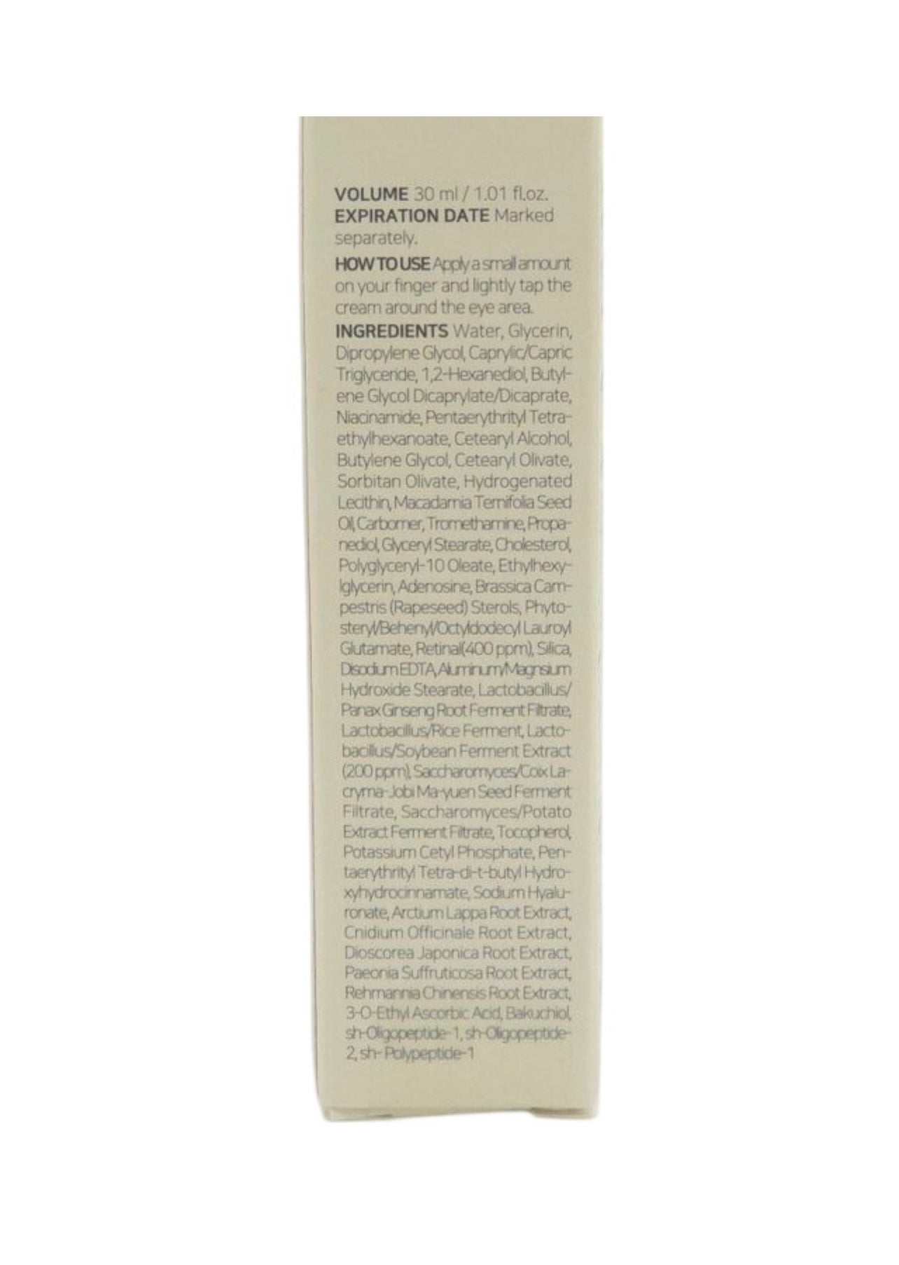 K-SECRET SEOUL 1988 Eye Cream Retinal Liposome 4% + Fermented Bean (30ml)