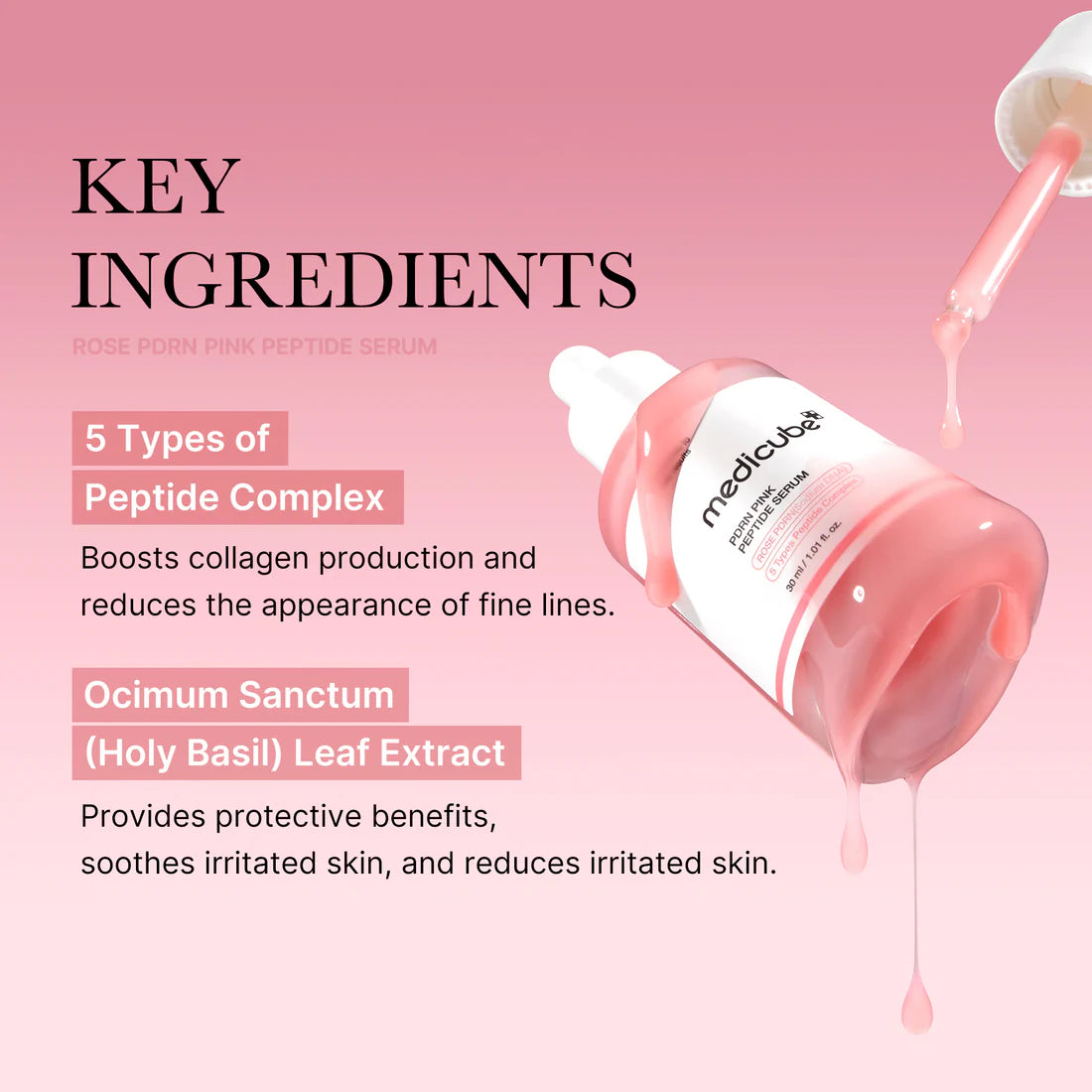 MEDICUBE PDRN Pink Peptide Serum - Advanced Anti-Aging Treatment